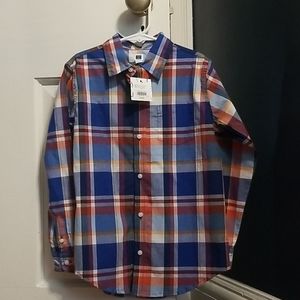 Janie and Jack Boys Button Down Shirt